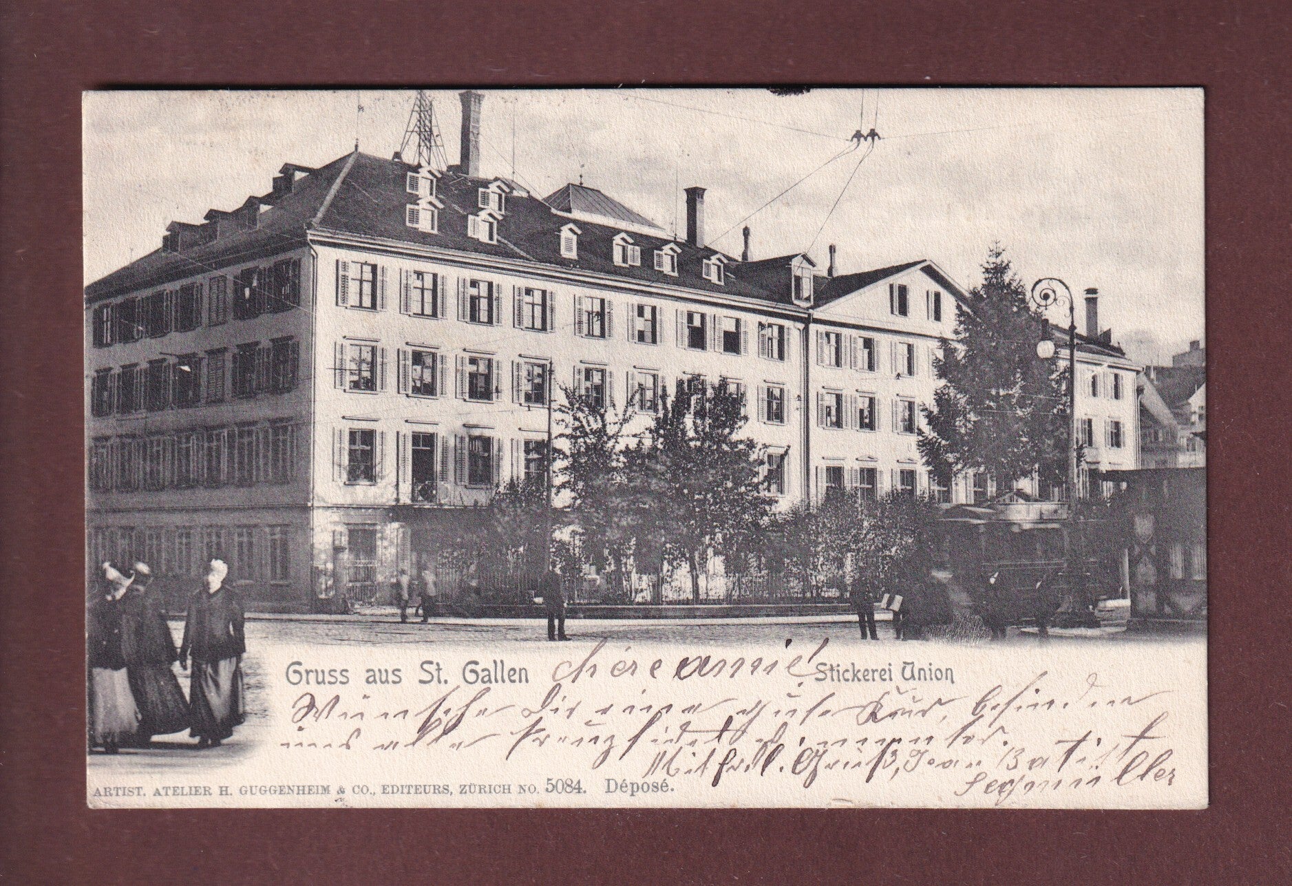 ST. GALLEN - Stickerei Union - 1901