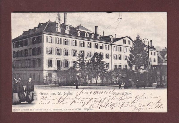 ST. GALLEN - Stickerei Union - 1901
