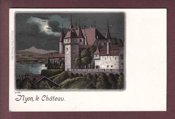 NYON - Château au clair de lune