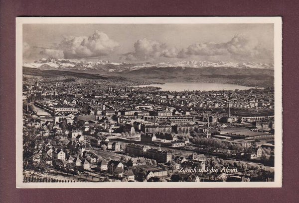 ZÜRICH und die Alpen