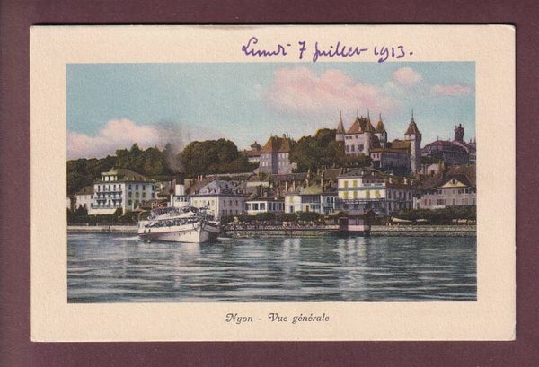 NYON - Quai - Bateau CGN