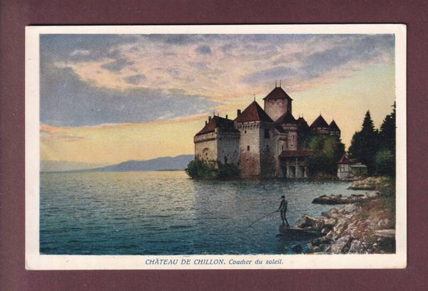 Château de CHILLON - Pêcheur