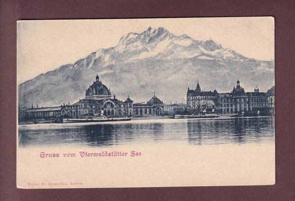 LUZERN - Bahnhof - Schiff