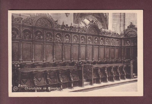 BERN - Münster - Chorstühle