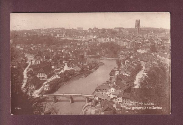 FRIBOURG et la Sarine - 1922