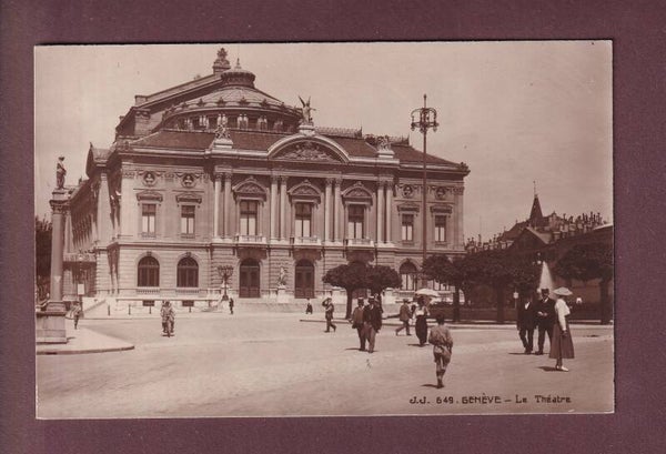 GENEVE - Le Théâtre - 1918