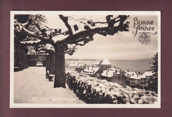 NYON - La promenade en hiver - Nouvel An - 1940