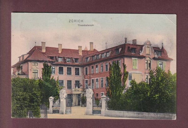 ZÜRICH - Theodosianum - 1909 // Eckbug //