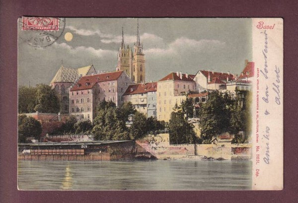 BASEL - Mondschein - 1906