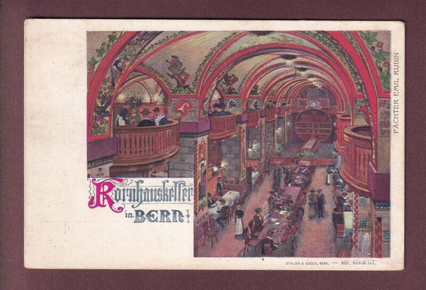 BERN - Kornhauskeller - 1907