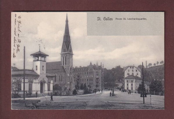ST. GALLEN - St. Leonhardsquartier - 1904