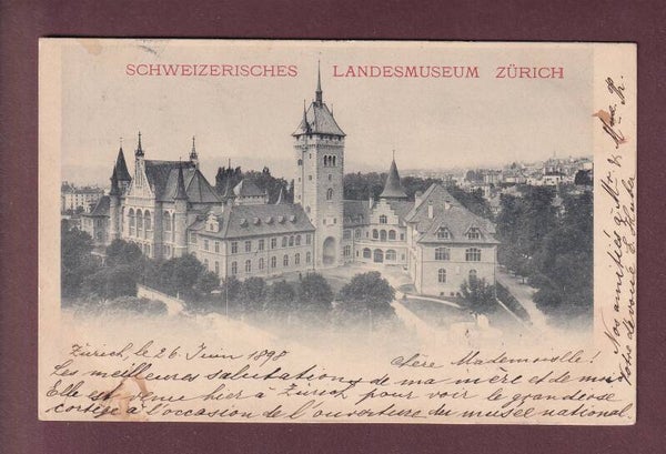 ZÜRICH - Landesmuseum - 1898