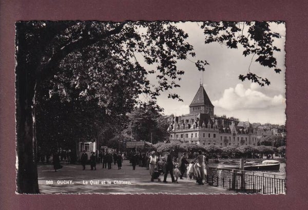 LAUSANNE - Quai d'Ouchy - Château - 1934 // pli d'angle //