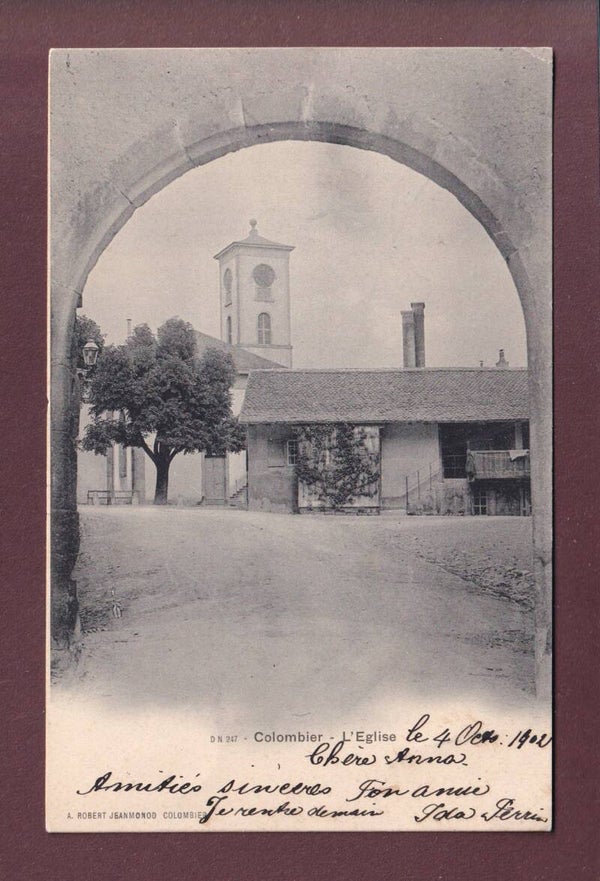 COLOMBIER - Eglise - 1902
