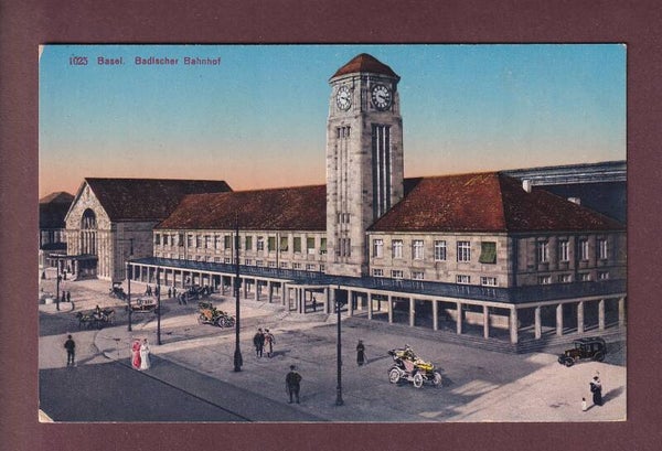 BASEL - Badischer Bahnhof - 1922
