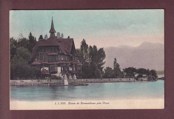 Pointe de PROMENTHOUX près Nyon - 1913 // pli //