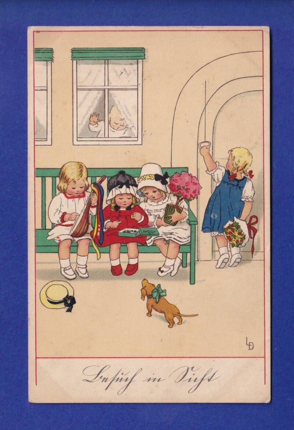 ENFANT - Jeux sur un banc