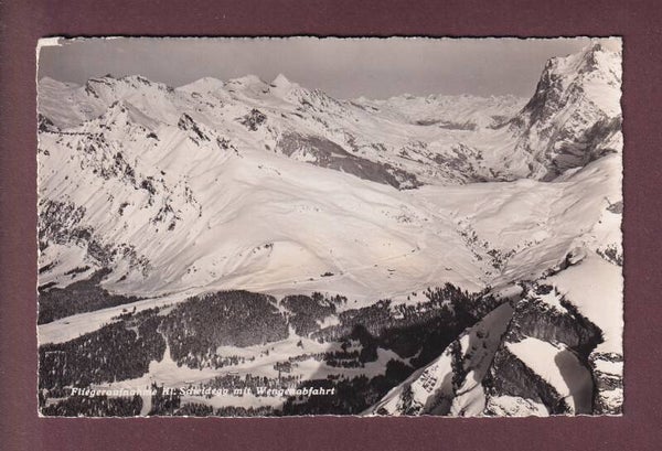 KLEINE SCHEIDEGG und Wengenabfahrt - Fliegeraufnahme