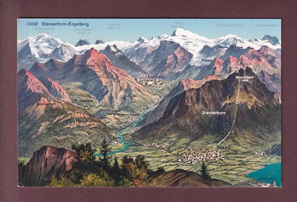 STANS und Umgebung - Engelberg - Vogelschau