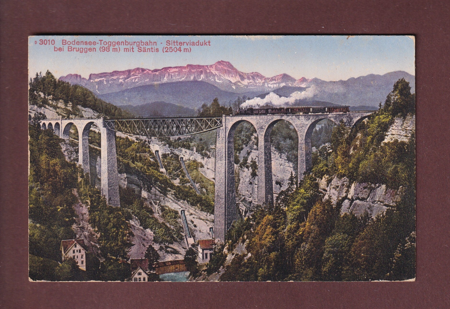 SITTERVIADUKT bei Bruggen - 1915