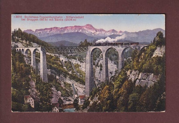 SITTERVIADUKT bei Bruggen - 1915