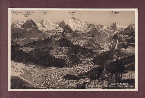 HARDER-KULM und Umgebung - Vogelschau