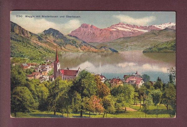 WEGGIS mit Nieder- und Oberbauen