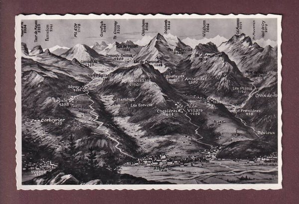 AIGLE et environs - Vol d'oiseau