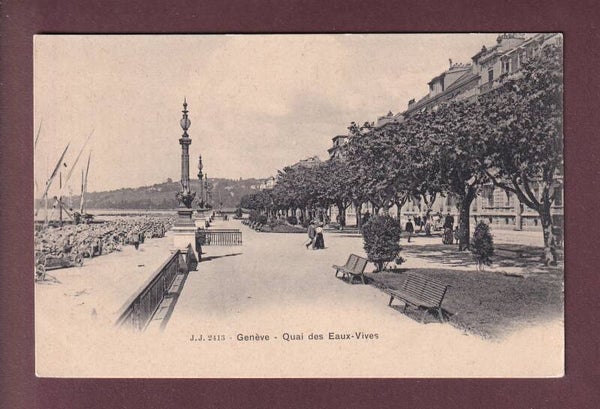 GENEVE - Quai des Eaux-Vives