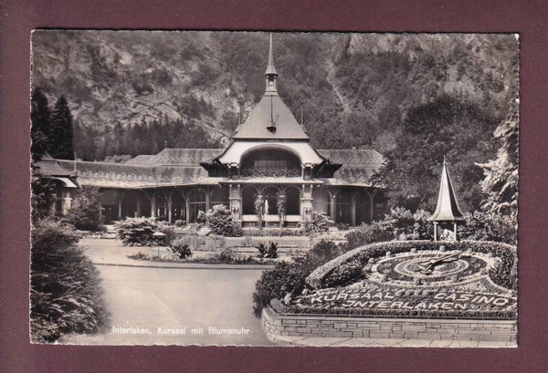 INTERLAKEN - Kursaal - Blumenuhr