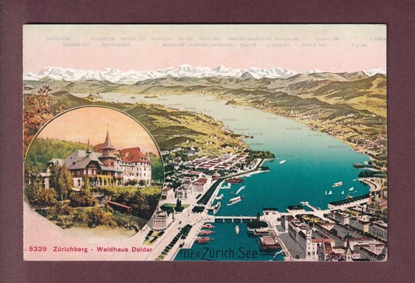 ZÜRICH - Zürichberg - Dolder - Vogelschau