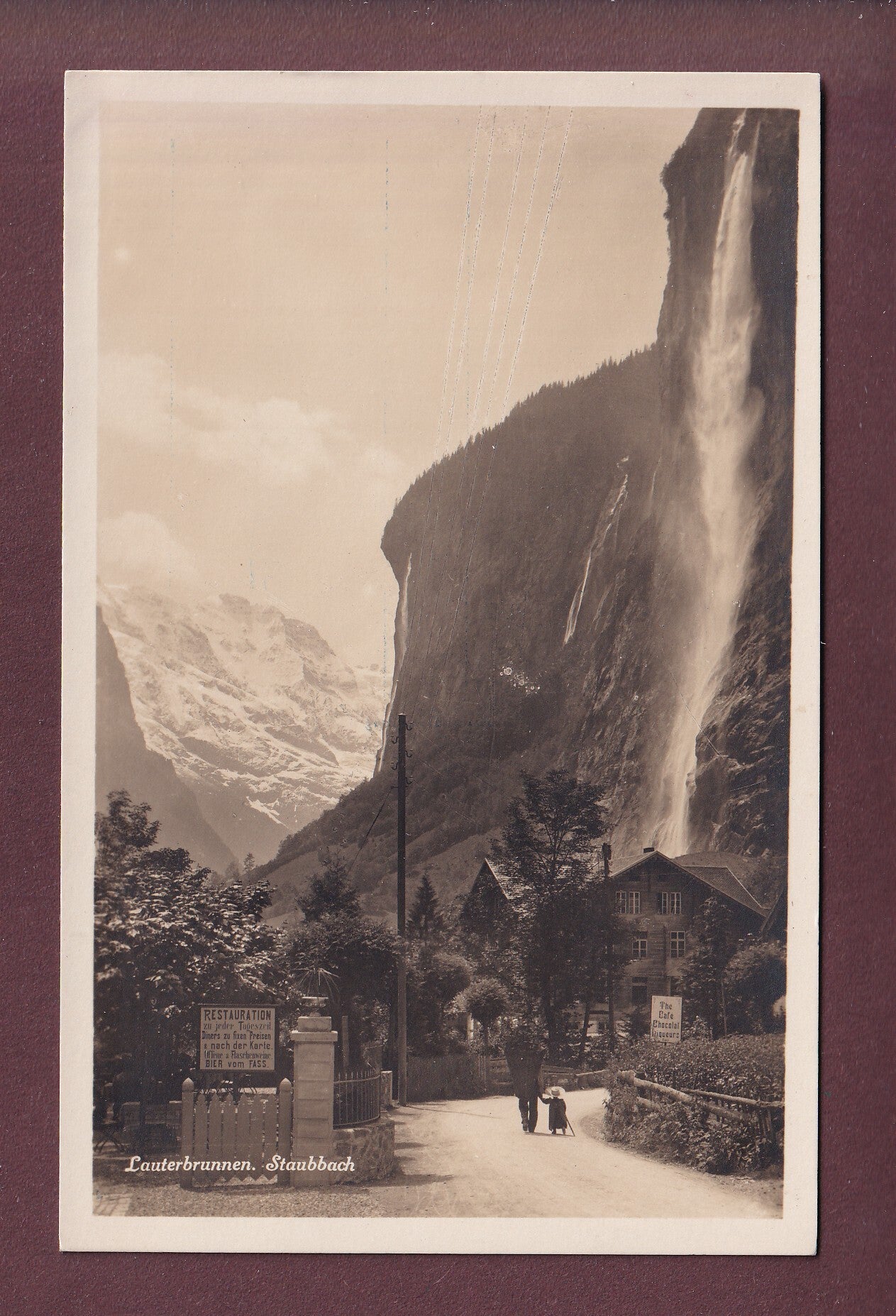 LAUTERBRUNNEN - Staubach - Leute