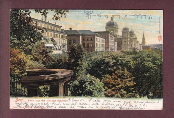 BERN von der kleinen Schanze - 1904