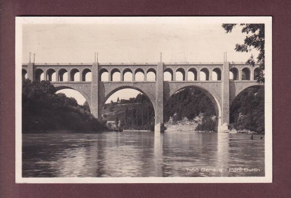 GENEVE - Pont Buttin - 1929