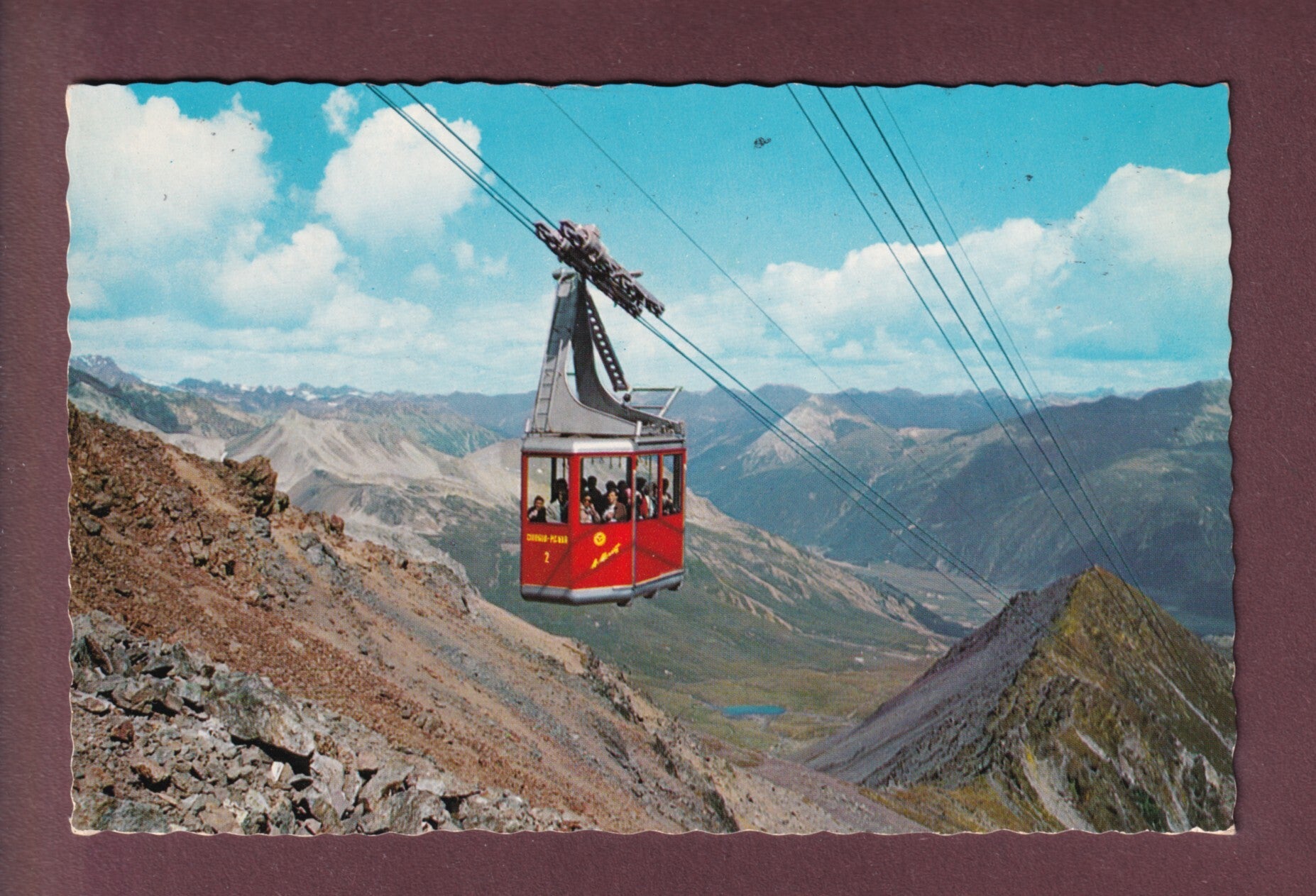 ST. MORITZ - Luftseilbahn Piz Nair - 1960