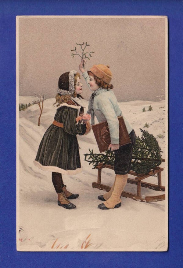 ENFANT - Sous le gui à la neige