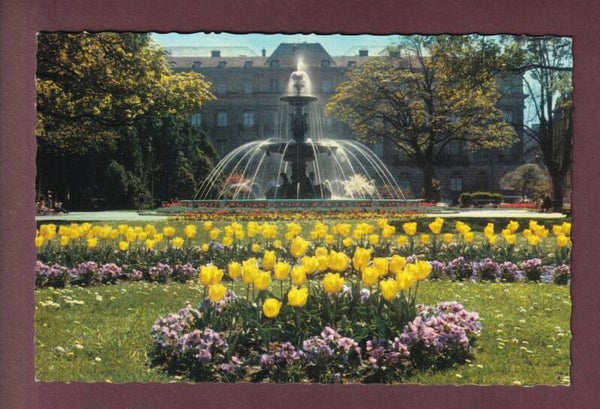 GENEVE - Fontaine du Jardin Anglais - 1964