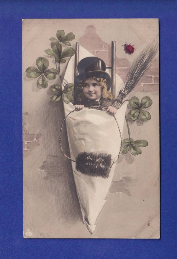 ENFANT - Petit ramoneur et trèfles