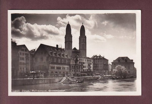 ZÜRICH - Rathausquai - Grossmünster - 1933