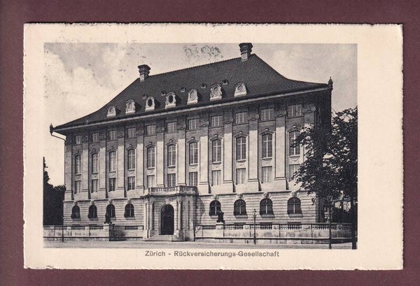 ZÜRICH - Rückversicherungs-Gesellschaft - 1917