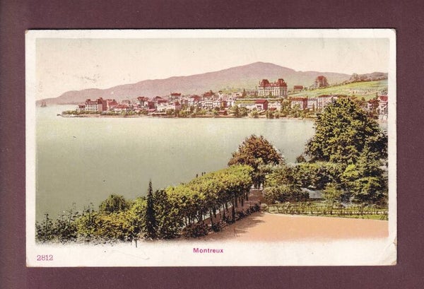 MONTREUX - 1910 // pli d'angle //