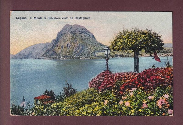 Lugano - SAN SALVATORE visto da CASTAGNOLA - 1921