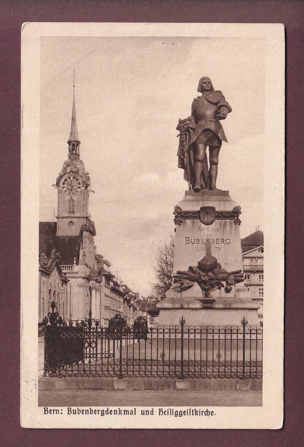 BERN - Bubenbergdenkmal - 1926 // Eckbug //