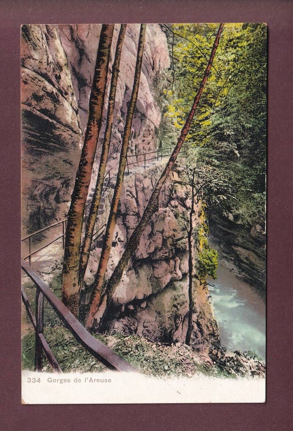 GORGES DE L'AREUSE - 1911