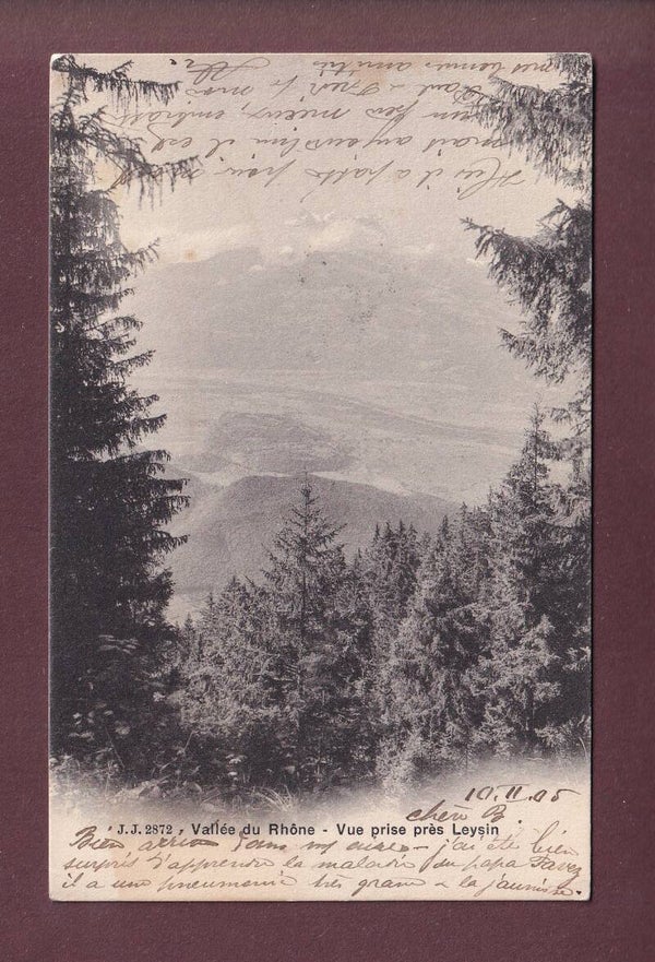 VALLEE DU RHONE depuis Leysin - 1905