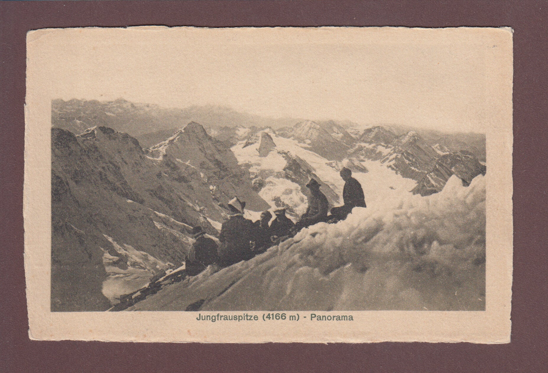 JUNGFRAU - Spitze - Panorama - Leute