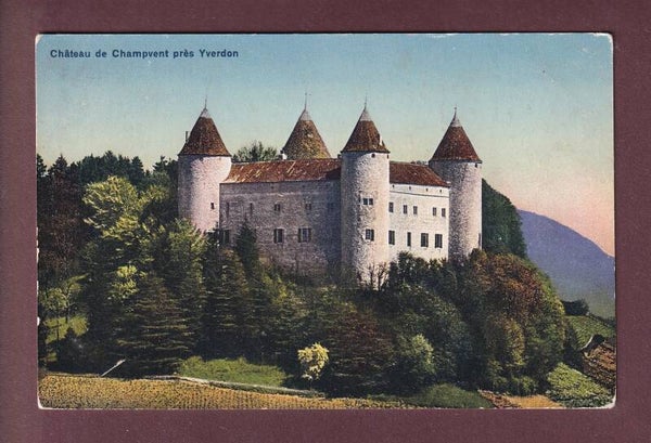 Château de CHAMPVENT - 1927 - Feldpost