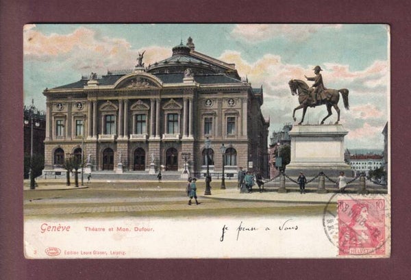 GENEVE - Théâtre - 1908