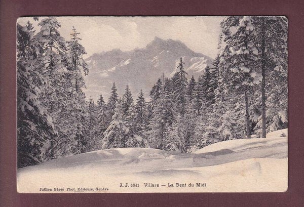 VILLARS - Dents du Midi - 1909