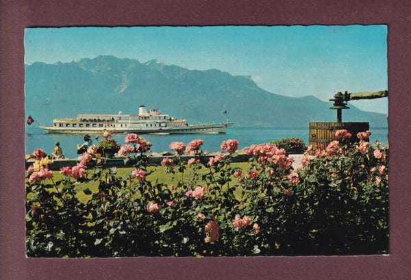 BATEAU CGN Italie à Vevey - 1967